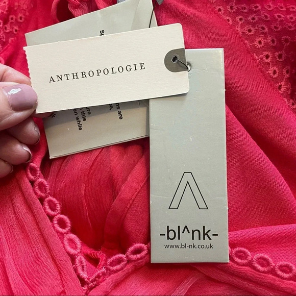 Bl-NK London Anthropologie Janet Pink Ruffled Jumpsuit - Picture 11 of 14